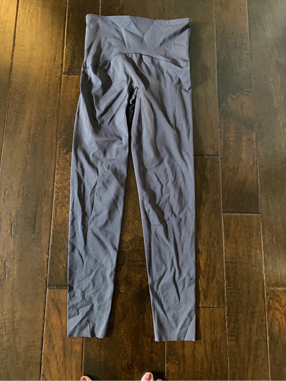 SPANX Charcoal High-Waist Leggings
